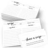 321Done 4x6 Recipe & 3.5x2 Recipe Request Cards - White (50 Sheets) view 1