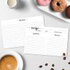 321Done 4x6 Recipe & 3.5x2 Recipe Request Cards - White (50 Sheets) view 2
