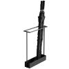 DCFV Umbrella Holder Stand with Removable Water Tray Entryway Decorative Metal Freestanding Rack Organizer Umbrella Holder Umbrella Holder for Entryway Black view 1