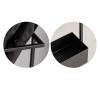 DCFV Umbrella Holder Stand with Removable Water Tray Entryway Decorative Metal Freestanding Rack Organizer Umbrella Holder Umbrella Holder for Entryway Black view 2