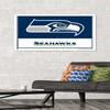 NFL Seattle Seahawks - Logo 21 Wall Poster, 34L" x 22.4W", White Framed Version view 2