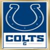 NFL Indianapolis Colts - Logo 21 Wall Poster, 22.4L" x 14.7W", Gold Framed Version view 1
