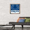 NFL Indianapolis Colts - Logo 21 Wall Poster, 22.4L" x 14.7W", Bronze Framed Version view 2