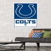 NFL Indianapolis Colts - Logo 21 Wall Poster, 34L" x 22.4W", Premium Poster & Mount Bundle view 2