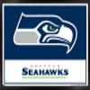 NFL Seattle Seahawks - Logo 21 Wall Poster, 22.4L" x 14.7W", Black Framed Version view 1