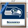 NFL Seattle Seahawks - Logo 21 Wall Poster, 22.4L" x 14.7W", Bronze Framed Version view 3