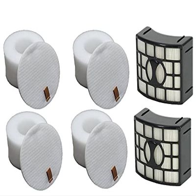 4+2 Pack Shark DuoClean Lift-Away Speed + DuoClean with Zero-M Self-Cleaning Brushroll Lift-Away Upright Vacuum Filter Kit. Fits NV601 NV611 NV770 NV771 UV700 ZU701. Compare to XFF600 XHF600