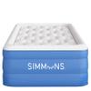Simmons Rest Aire Mattress Air Bed with Side Built-in Pump and Soft Velveteen Topper: Twin view 1