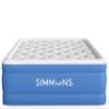Simmons Rest Aire Mattress Air Bed with Side Built-in Pump and Soft Velveteen Topper: Queen view 1