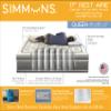 Simmons Rest Aire Mattress Air Bed with Side Built-in Pump and Soft Velveteen Topper: Queen view 3