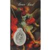 Needzo Blessings Card for Dads from Son, Saint Michael Dear Dad Prayer Cards with Keepsake Medal Pendant, Pack of 3 view 2