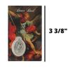 Needzo Blessings Card for Dads from Son, Saint Michael Dear Dad Prayer Cards with Keepsake Medal Pendant, Pack of 3 view 3