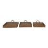 S/3 Decorative Water Hyacinth Tray view 2