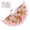 Cute Gingerbread Candy 48" Christmas Tree Skirt, Large Tree Mat Base Cover for Xmas Festive Holiday Party Ornaments Decoration view 3