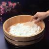 AIZYR White Pine Wooden Bucket Cuisine Sushi Bucket, Cooking Wood Barrel Container, Japanese-Korean Rice Mixing Tub for Home, Sushi Restaurant, Hotel,55 * 15cm view 1