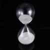 FAVOMOTO Modern Sand Clock Timer Transparent Glass for Home Decor Toothbrushing Stylish Design Easy to Functional view 3