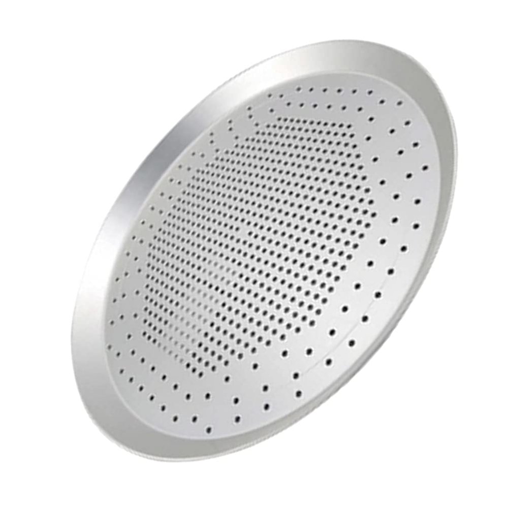 DOITOOL Pizza Heating Pan Pizza Cooking Tray Perforated Pizza Pan 6 Inch Round Bakeware Nonstick Aluminum Alloy Pizza Fries Bread Cookies Baking Pan for Home Kitchen Oven Cake Pan Pizza Mesh