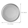 DOITOOL Pizza Heating Pan Pizza Cooking Tray Perforated Pizza Pan 6 Inch Round Bakeware Nonstick Aluminum Alloy Pizza Fries Bread Cookies Baking Pan for Home Kitchen Oven Cake Pan Pizza Mesh view 3