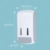 Barley Wall Mounted Soap Dispenser Manual Shower Liquid Dispensing Pump 400ml/14.1oz2 Hotel Home Commercial Hospital (Color : Gold) view 3