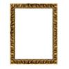 US Art 12x12 Elegant Texan Horse Shoe Design 1 Inch Wide Bright Gold Foil, Wood Composite MDF Picture Frames view 4