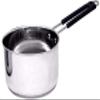 Aggarwal Stainless Steel Induction and Gas Compatible Heavy Base Sauce Pan / Tea Pan (2500 ml / 2.5 Litre) view 1