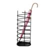 Metal Umbrella Holder Round Umbrella Stand Rack Steel Umbrella Stand Entryway Space Saving Umbrella Holder Organizer for Front Door Black White (Color : Black) view 1