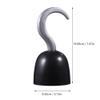 Kisangel Pirate Hook Gloves 7.5 Inch Lightweight Plastic Pirate Hook Set for Kids Boys Girls Costume Accessories Party Decorations view 2