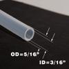 Eoiips 3/16" ID x 5/16" OD Silicone Tubing, Food Grade High Temp Tube Hose for Home Brewing, Beer Line, Kegerator, Wine Making Air Line by Proper Pour (10Ft) view 2