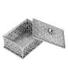 Treasure Chest Candy Boxes 12Pcs Wedding Favor Boxes Candy Storage Boxes Gift Boxes for Wedding Baby Shower Christmas Birthday Party(Silver) view 1