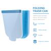 Cabilock 1Pc Folding Trash can Hanging Kitchen Trash Can Compact Garbage can Plastic Hanging Waste Basket car Trash cans car bin Trash Storage Container Trash Basket Slider Hanging Door TPE view 3