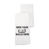 Wipe Your Balls Here Towel Wedding Gift Bachelor Gift Bachelorette Gift After Sex Towel Adult Humor (Wipe Your Balls T) view 4