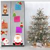 16Pcs Christmas Car Magnets Cute Refrigerator Magnets Xmas Holiday Decoration Stickers Magnetic Snowman Santa Reindeer Tree Gingerbread Accessories for Garage Door, Mailbox view 3