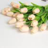 BOSHENG 20pcs Artificial Tulip Silk Flowers 13" for Artificial Real Touch Tulips Fake Flower Arrangement Bouquet for Home Office Wedding Decoration view 4