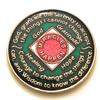 12 Year NA Green Medallion - Clean, Recovery, Chip, Coin, Token view 2