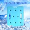 Ice Pack For Cooler, Reusable Hard Sided Rectangular Ice Pack, Ice Pack For Lunch Box And Cooler, BPA, Reusable And Long Lasting, Fresh Keeping Slim Ice Pack Freezer view 2