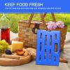 Ice Pack For Cooler, Reusable Hard Sided Rectangular Ice Pack, Ice Pack For Lunch Box And Cooler, BPA, Reusable And Long Lasting, Fresh Keeping Slim Ice Pack Freezer view 3