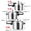 18/20/22/28cm Kitchen Pressure Cooker (4L) view 4