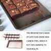1pc Carbon Steel Square Brownie Baking Pan view 3