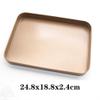 10" Non Stick Square Cake Pan (Golden) view 3