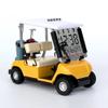 Alarm Clock,Golfs Cart Model Electronic Alarm Clock Perpetual Calendar Multifunction Clock Golfs Car Clock-Yellow view 1