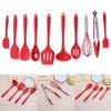 10pcs/set Household Non-stick Kitchen Utensils (Red) view 3