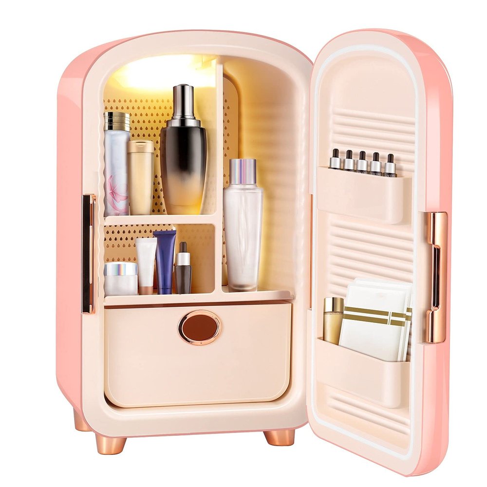 Kitchen 110V-240V 12L Pink Mini Fridge