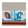BookendsPersonalized Book Ends Cute Book End Wooden Book Stopper Send Children Home Bedroom Storage Furnishings Practical Gifts (Color : A) view 1