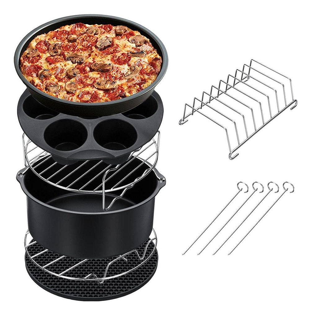 11Pcs Air Fryer Accessories 8Inch Fit for Airfryer