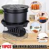 11Pcs Air Fryer Accessories 8Inch Fit for Airfryer view 2