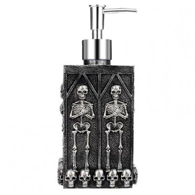 460ml Sink Soap Dispenser Skull Shampoo Pump Dispenser Lotion Storage Holder Kitchen Bathroom Replace Bottle