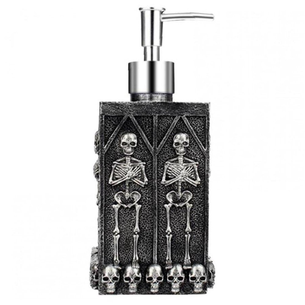 460ml Sink Soap Dispenser Skull Shampoo Pump Dispenser Lotion Storage Holder Kitchen Bathroom Replace Bottle