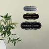 Signs ByLITA Designer Storage Closet Sign (Ivory/Dark Brown) - Small 1 Pack view 4
