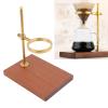 Coffee Filter Stand Drip Stand,Pour Over Coffee Filter Rack Drip Coffee Cup Holder Stand with Wood Base Adjustable Height view 4