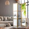 artgeist Japanese Room Divider Spa Zen Oriental 53 x 67 in - 3 Panel Folding Screen Japan Design Home Decoration Art Deco p-C-0016-z-b view 2